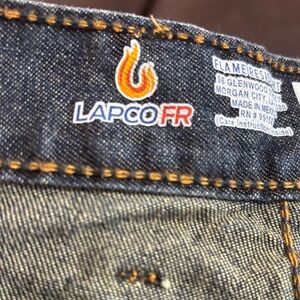 LAPCO FR Men's Dark Blue Bootcut Jeans